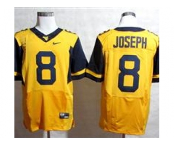 NCAA Virginia Mountaineers #8 Karl Joseph gold Jerseys(Elite)