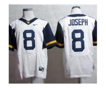 NCAA Virginia Mountaineers #8 Karl Joseph white Jerseys(Elite)