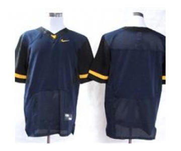 NCAA Virginia Mountaineers Blank Blue Jerseys(Elite)