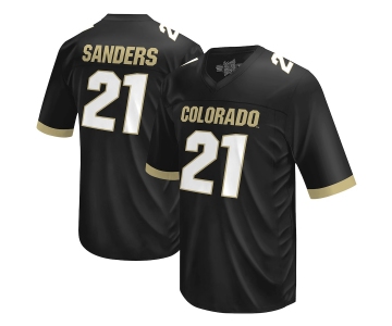 Retro Brand Men Colorado Buffaloes #21 Sanders Black jerseys