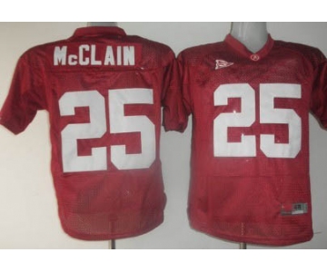 ncaa Alabama Crimson Tide #25 McClain Red