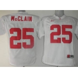 ncaa Alabama Crimson Tide #25 McClain White