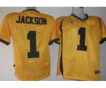 ncaa California Golden Bears #1 Jackson Yellow