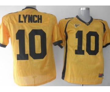 ncaa California Golden Bears #10 Lynch Yellow