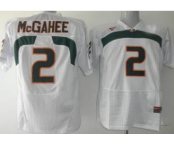 ncaa Miami Hurricanes #2 McGahee White