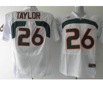 ncaa Miami Hurricanes #26 Taylor White