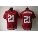 ncaa (alabama crimson) #21 kirkpatrick red