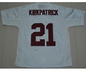 ncaa (alabama crimson) #21 kirkpatrick white