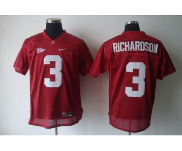 ncaa (alabama crimson) #3 richardson red