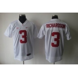 ncaa (alabama crimson) #3 richardson white