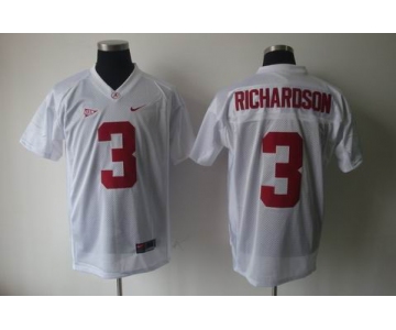 ncaa (alabama crimson) #3 richardson white