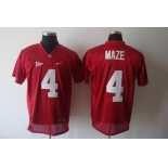 ncaa (alabama crimson) #4 maze red