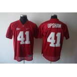 ncaa (alabama crimson) #41 upshaw red