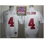 ncaa alabama crimson tide #4 yeldon white[2013 bcs]