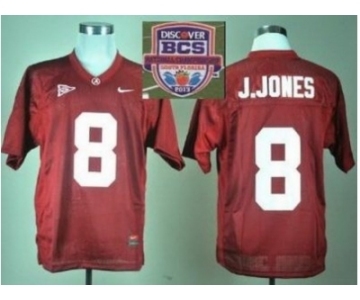 ncaa alabama crimson tide #8 j.jones red[2013 bcs]