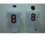 ncaa (alabama crimson)#8 white