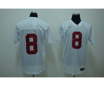 ncaa (alabama crimson)#8 white