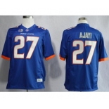 ncaa boise state broncos #27 ajayi blue