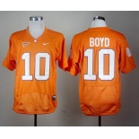 ncaa clemson tigers #10 tajh boyd orange