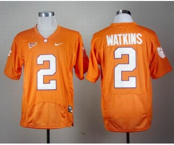 ncaa clemson tigers #2 sammy watkins orange