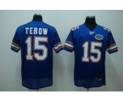 ncaa (florida gators)#15 tebow blue