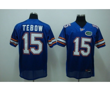 ncaa (florida gators)#15 tebow blue