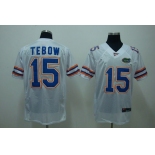 ncaa (florida gators)#15 tebow white