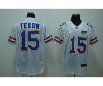 ncaa (florida gators)#15 tebow white