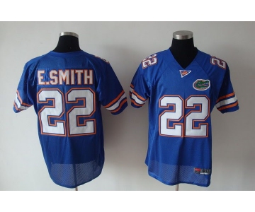 ncaa (florida gators)#22 e.smith blue