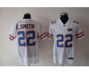 ncaa (florida gators)#22 e.smith white