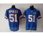 ncaa (florida gators)#51 spikes blue