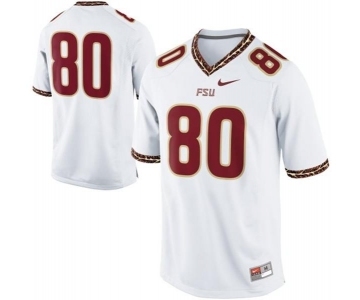 ncaa florida state seminoles #80 rashad greene white[nike fsu]