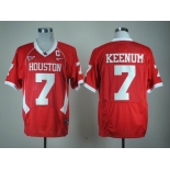 ncaa houston cougars #7 keenum red