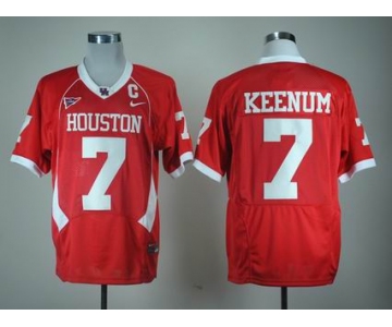 ncaa houston cougars #7 keenum red