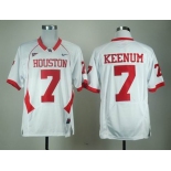 ncaa houston cougars #7 keenum white