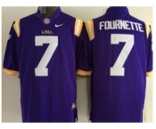 ncaa jerseys 2015 LSU tigers #7 fournette purple