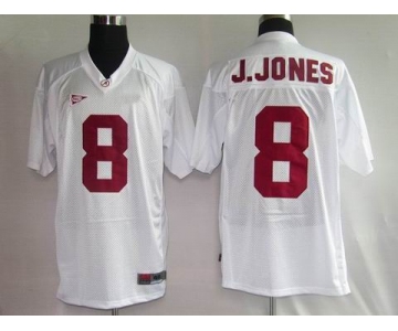 ncaa jerseys #8 j.jones white