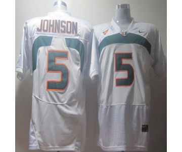 ncaa jerseys Andre Johnson #5 white