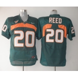 ncaa jerseys Ed Reed #20 green