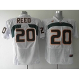 ncaa jerseys Ed Reed #20 white