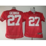 ncaa jerseys Eddie Geroge #27 Red