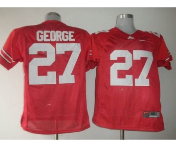 ncaa jerseys Eddie Geroge #27 Red