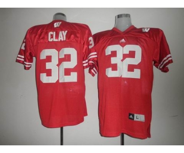 ncaa jerseys John Clay #32 red