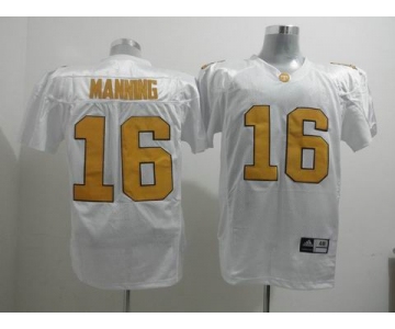 ncaa jerseys Peyton Manning #16 White