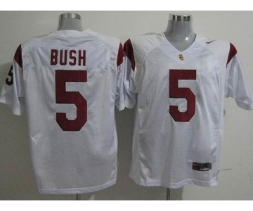 ncaa jerseys Reggie Bush #5 white