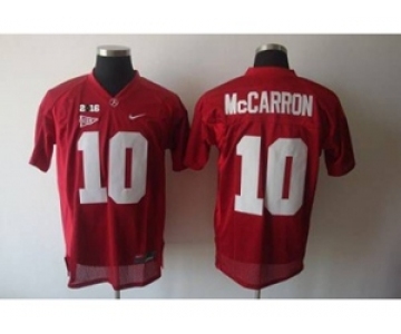 ncaa jerseys alabama crimson tide #10 aj mccarron red[2016]