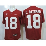 ncaa jerseys alabama crimson tide #18 c.bsteman red