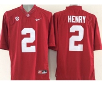 ncaa jerseys alabama crimson tide #2 henry red