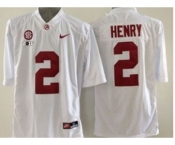 ncaa jerseys alabama crimson tide #2 henry white[2016]