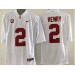 ncaa jerseys alabama crimson tide #2 henry white